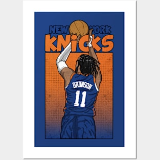 Retro Jalen Brunson Posters and Art